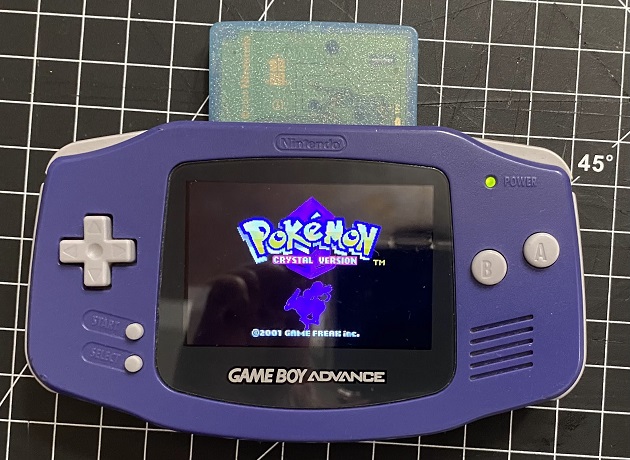 Crystal title screen.