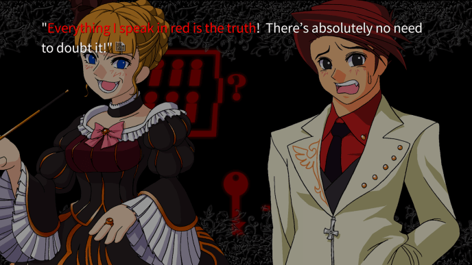 Beatrice: Everything I speak in red is the truth! There's absolutely no need to doubt it!